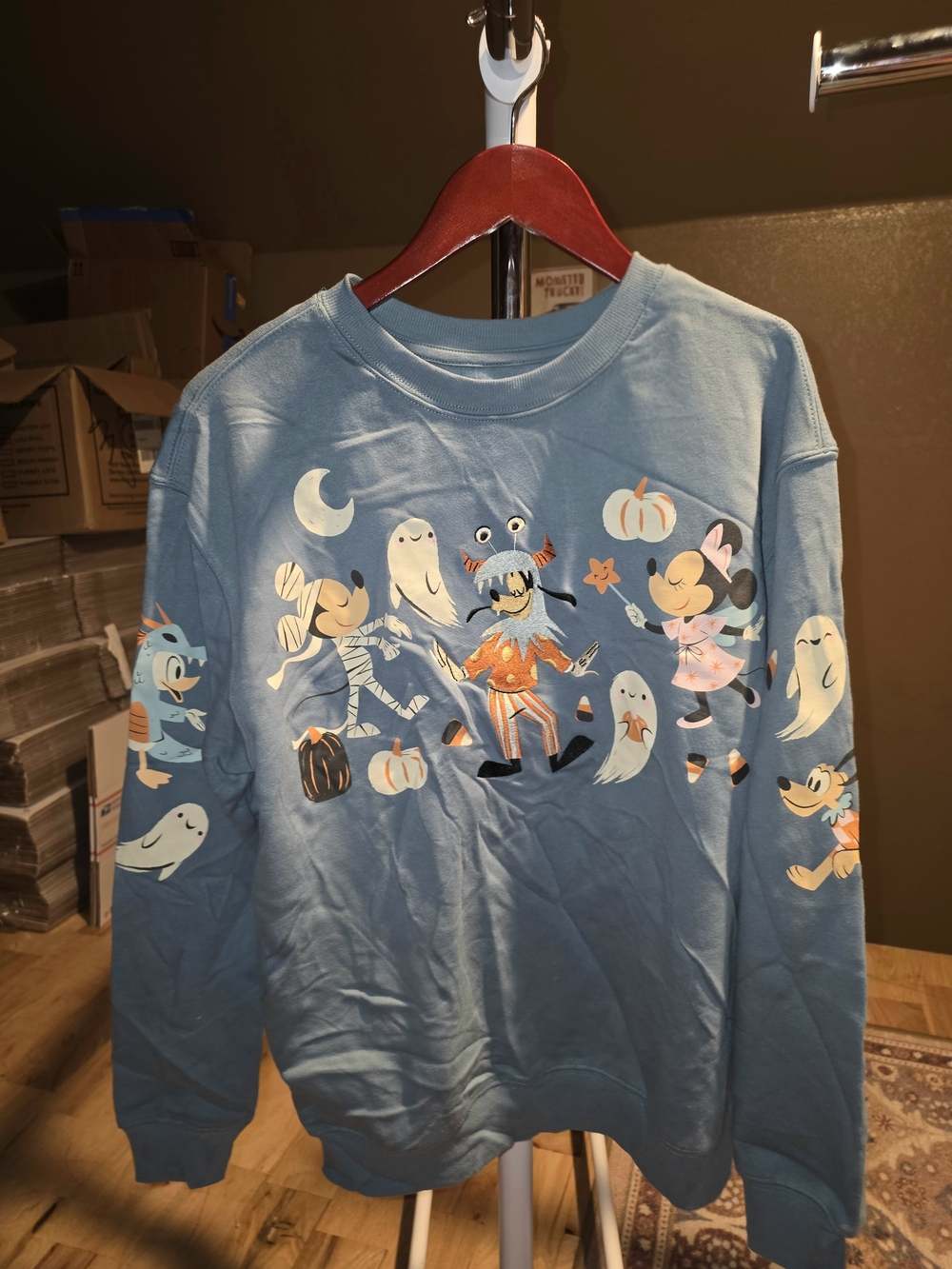 Disney Graphic Sweatshirt in Blue Size XS NWT
